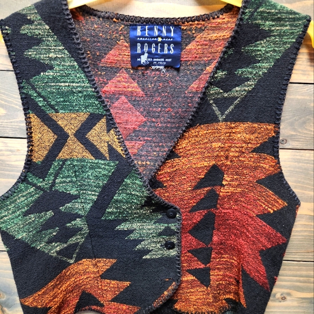 VINTAGE KENNY ROGERS VEST